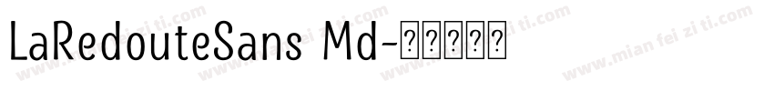 LaRedouteSans Md字体转换